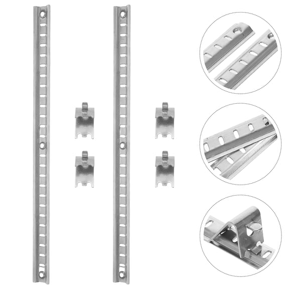 HONMEET Fridge Shelf Bracket Stainless Steel 2 Brackets