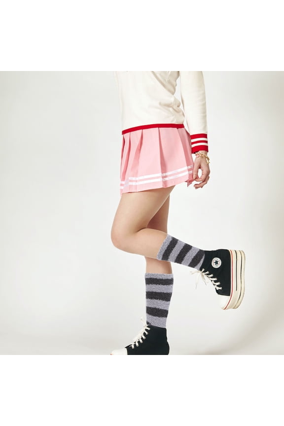 Foot Warmer Socks, Thick Tube Design, Assorted Colors, 2 Pairs for Cozy Warmth