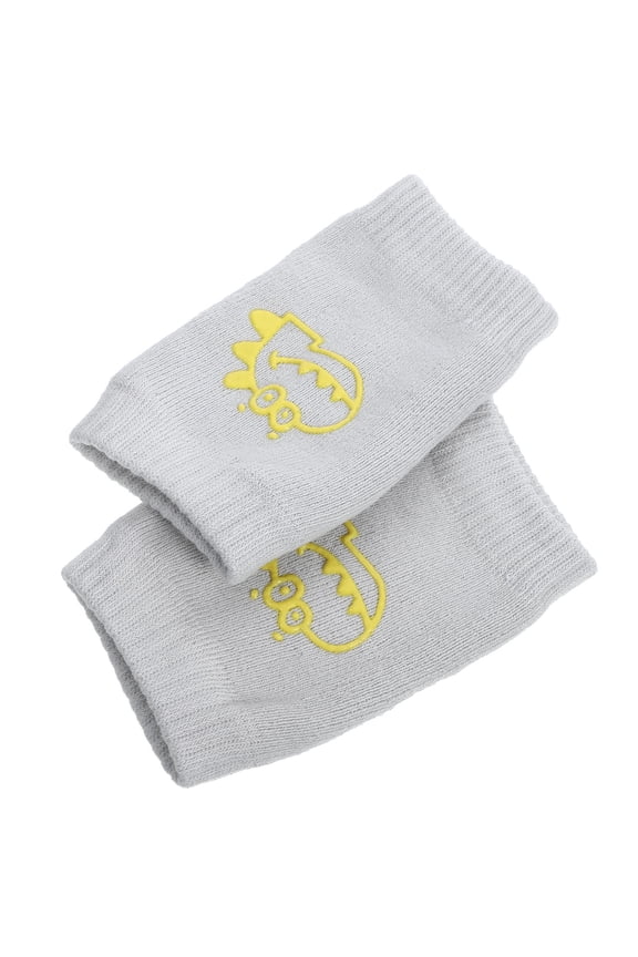 2 Pairs Women's Dance Socks Light Grey Cotton Comfortable Breathable Dancer Shoe Socks