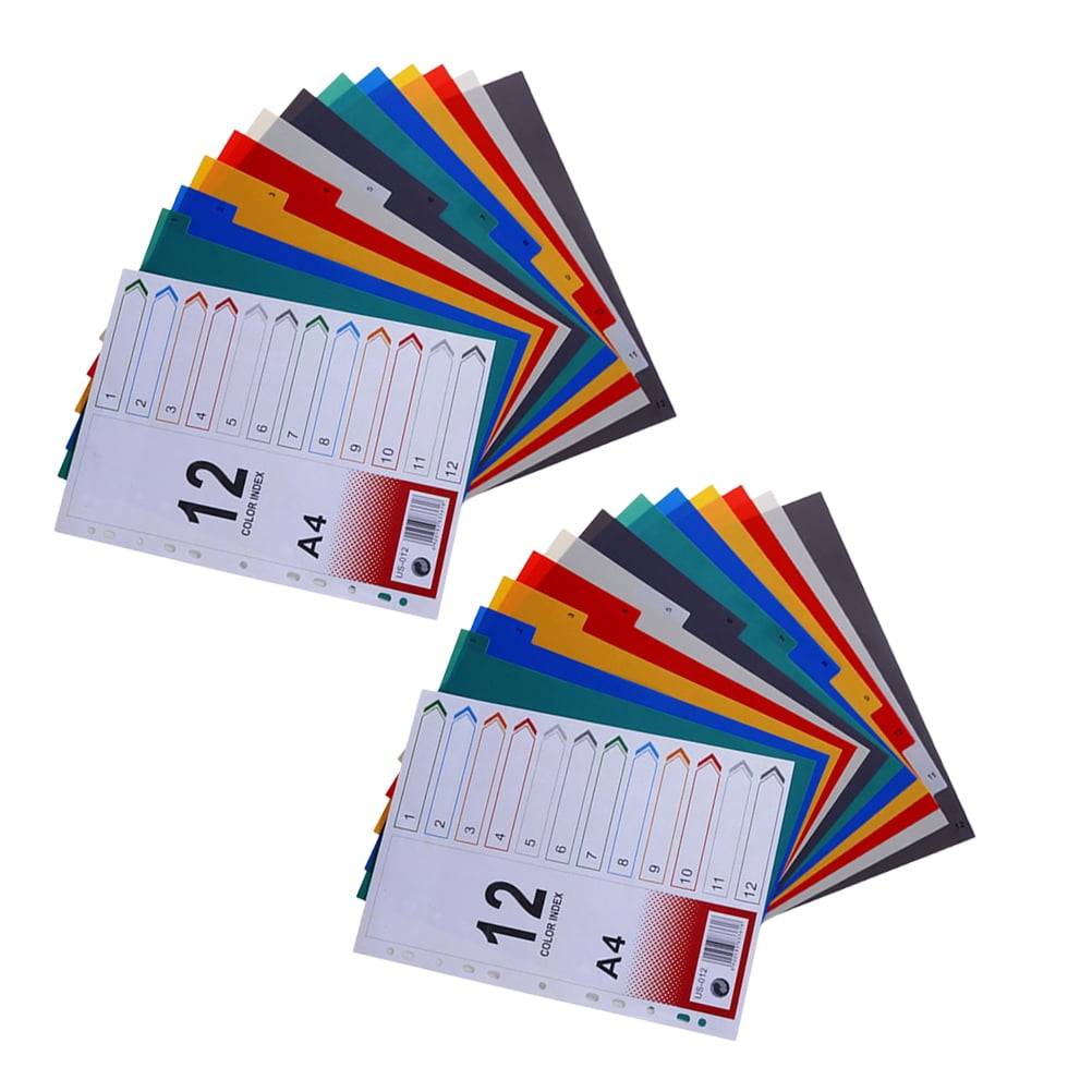 HONMEET Bigger Tabs Planner Divider Index Page for Notebook and Memo 2 ...