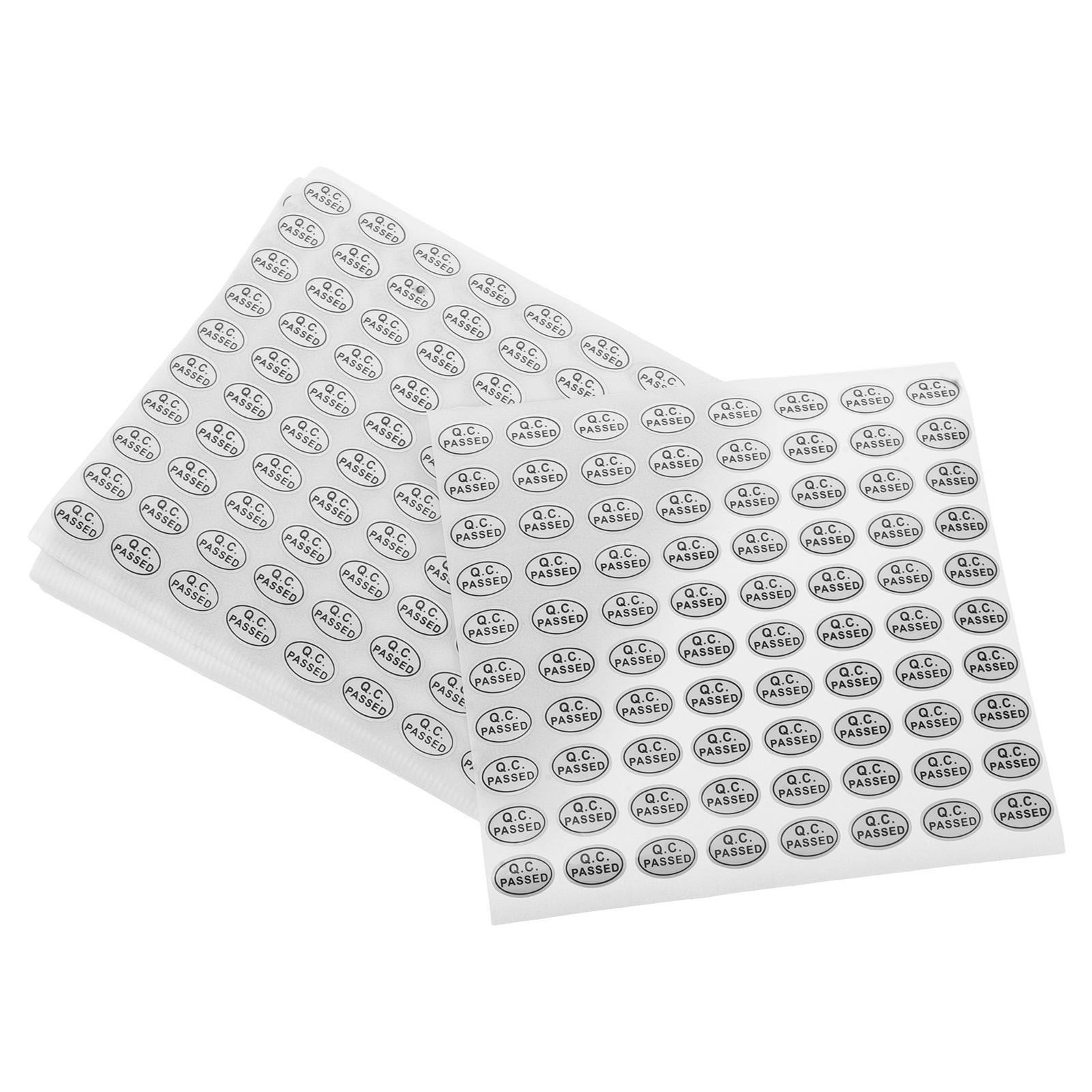 HONMEET QC Passed Labels Stickers, Multi-Color PVC Sheets, 20 Pack for ...