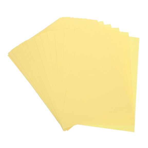 HONMEET 200Pcs Light Yellow Multipurpose Copy Paper Vivid Color Printing Paper for Business Use