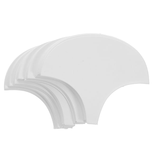 HONMEET White Quilting Templates Shell Shape for Sewing Crafts, 200 Pieces Paper Stencils for Projects