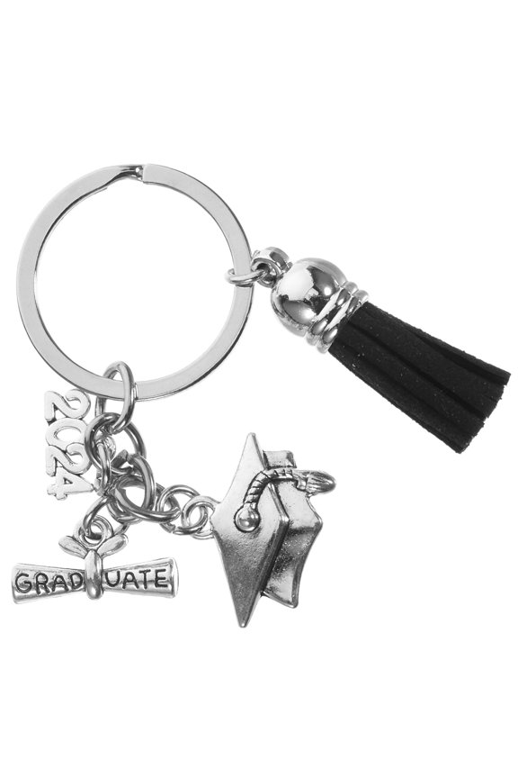 2024 Graduation Season Keychain with Tassel and Cap for Handbag