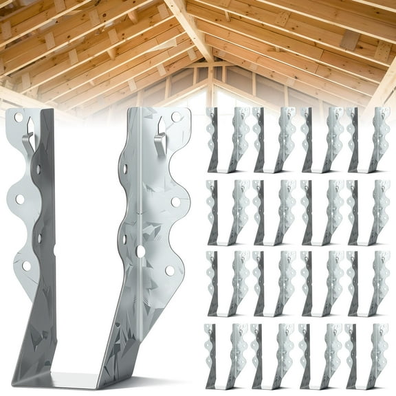 HONMEET 20Pcs Brackets for Shed, Galvanized Steel, Heavy Duty, Precision Engineered, Construction Hardware