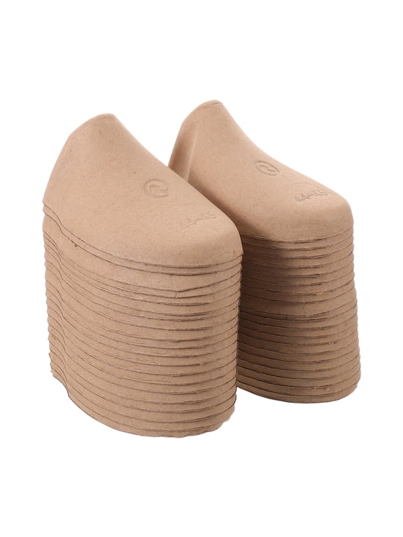 20Pairs Unisex Paper Shoe Tree Inserts for Boots and Sneakers Anti Crease Shoe Shape Holders