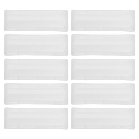 HONMEET 20Pcs Clear V Shaped Reagent Container for Laboratory Sample Preparation and Liquid Transfer