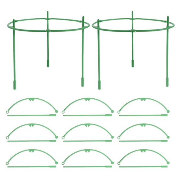 HONMEET 20Pcs Garden Climbing Rose Trellis Clips, Plastic Vine Support for Outdoor Plants and Flowers