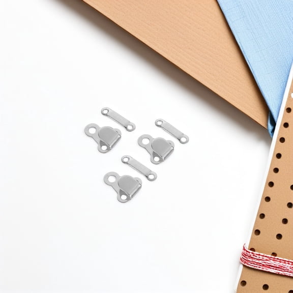 HONMEET 20Pcs Metal Hook and Eye Closure for Sewing Seamless Invisible Clothes Fasteners