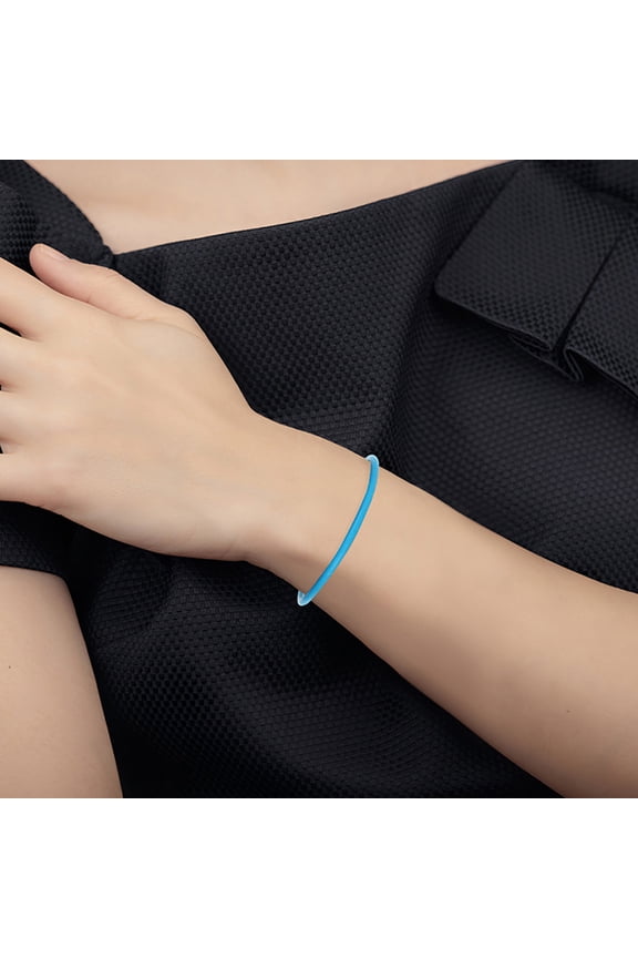 20Pcs Multi Function Silicone Jelly Bracelets Elastic Wristbands for Hair Rope and Bangle Use