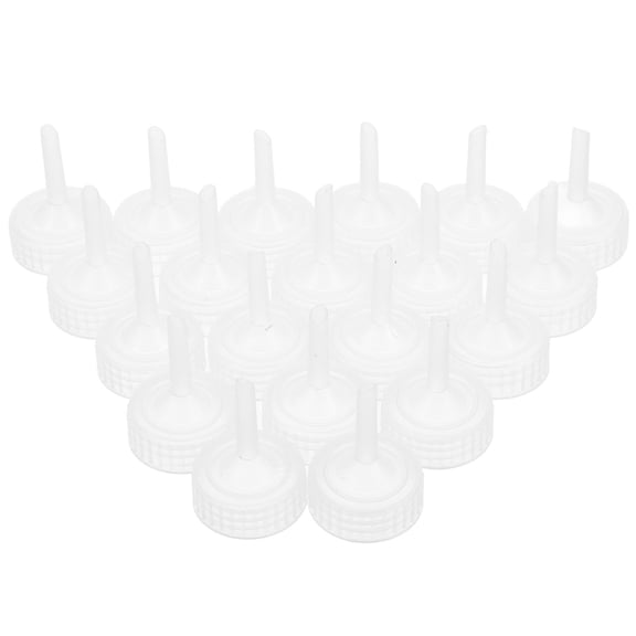 HONMEET 20-Pack Small Plastic Funnels for Bottles and Hot Water Bags, Lightweight Multi-Purpose Liquid Filling Tool