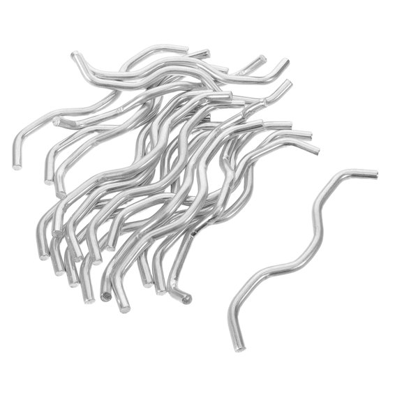 HONMEET 20Pcs Plated Silver Trampoline Spring Pull Hook and Connector Set for Secure Assembly