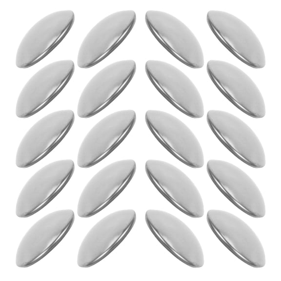 HONMEET 20Pcs Quick Assembly Internal Tooth Lock Washers Plated Silver Push on Retaining Rings for Home Use