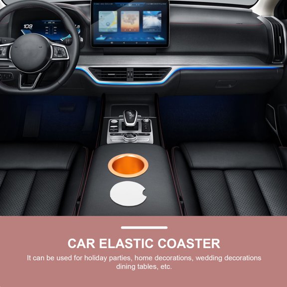 HONMEET 20Pcs Sublimation Cup Mat White Wear Resistant Portable Cup Pad for Mug Supply and Home