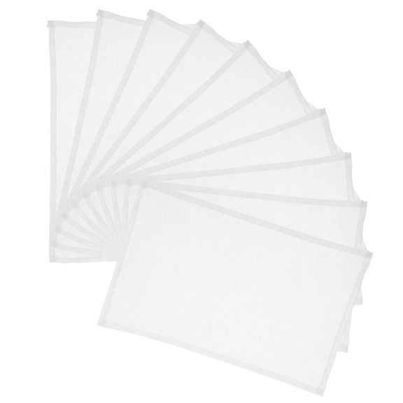 HONMEET 20Pcs White Training Bibs for Adults Lightweight Fabric Racing Numbers with Tear Resistant Build