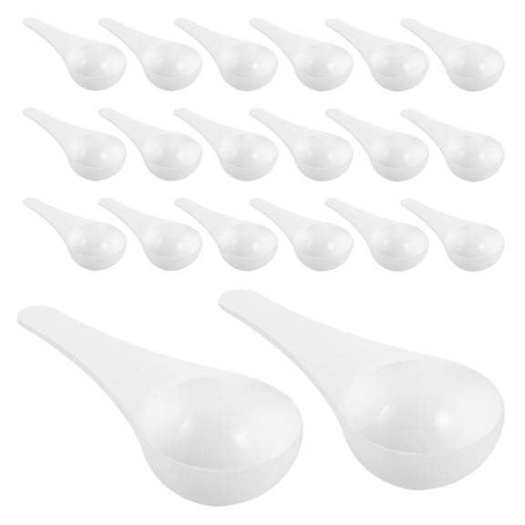 HONMEET Laundry Powder Measuring Scoops, Set of 20 Plastic Dosing Spoons for Accurate Laundry Measurement and Easy Handling at Home