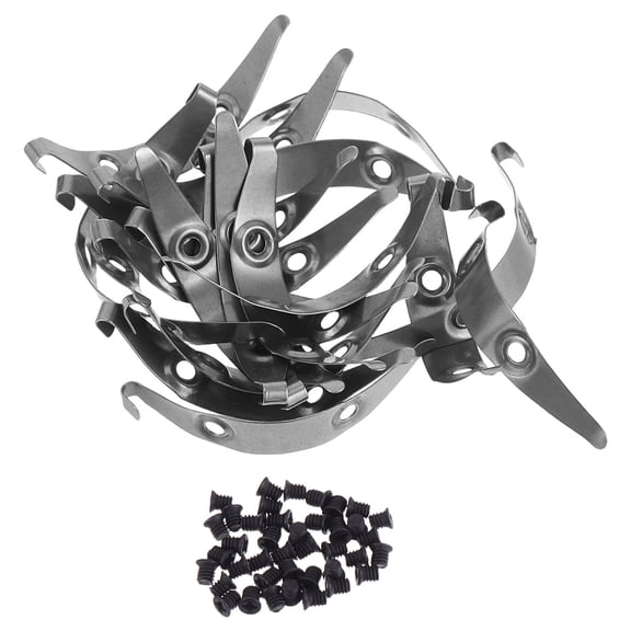 HONMEET 20 Sets Grey Metal Sewing Machine Shuttle Driver Springs Replacement for Treadle Machine Repair Parts