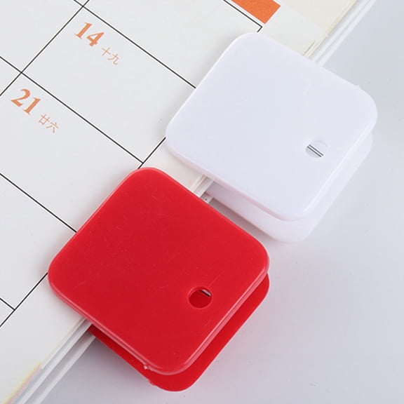 HONMEET 20-Pack Large Red Plastic Hemming Clips for Sewing and Crafting, Fabric Clamps for Projects