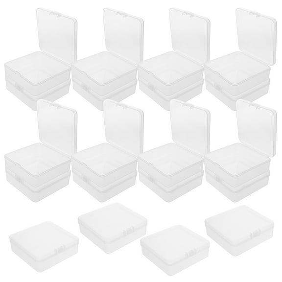 HONMEET Trading Card Storage Box Transparent 20Pcs