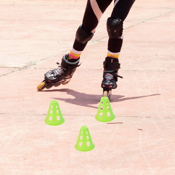 HONMEET 20Pcs Plastic Disc Cones for Soccer Football and Roller Skating Training
