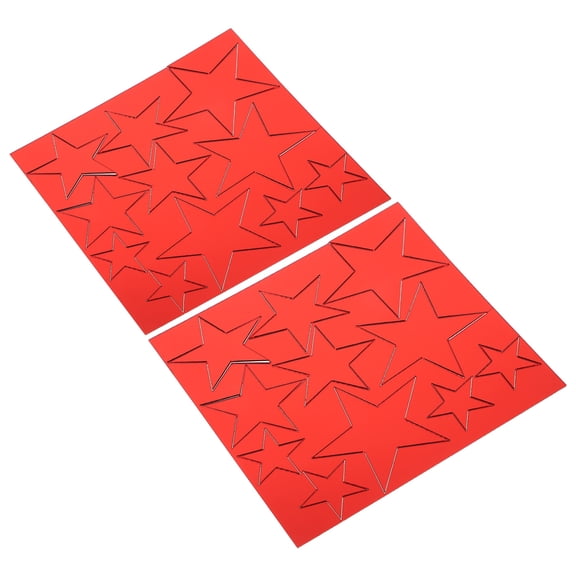 HONMEET High Reflective Acrylic Mirror Decals for Home and Kids Room Wall Decor, Creative and Safe Decorative Stickers