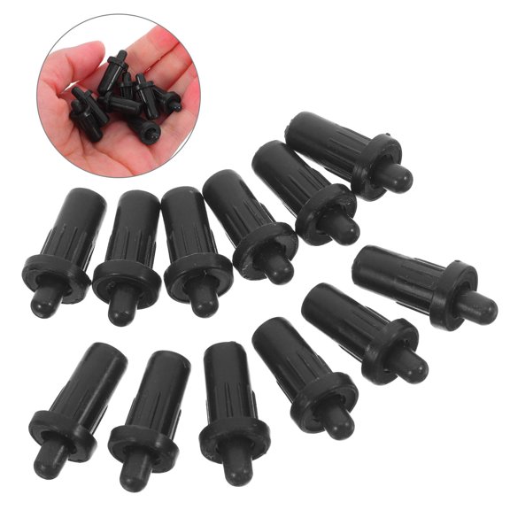 HONMEET 24Pcs Piston Spring Black Plastic For Homeowners