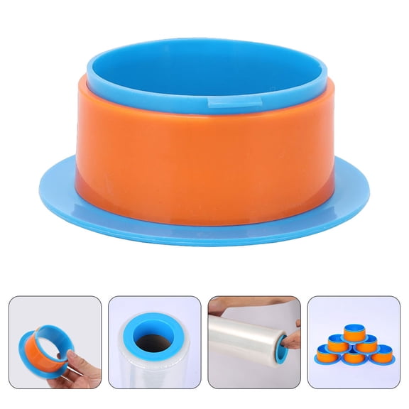HONMEET 24Pcs Stretch Film Handle Tool Blue with Nonslip Grip for Warehouse Moving and Shipping