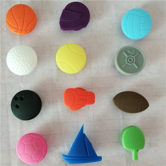 HONMEET 24pcs Silicone Wine Glass Markers Set for Glasses Reusable Colorful Pens
