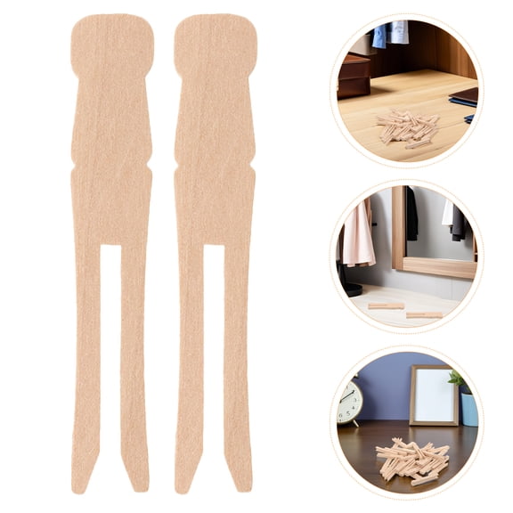 HONMEET 25Pcs Natural Wood Clothes Pins for Laundry with Damage Free Hold and Rustic Charm