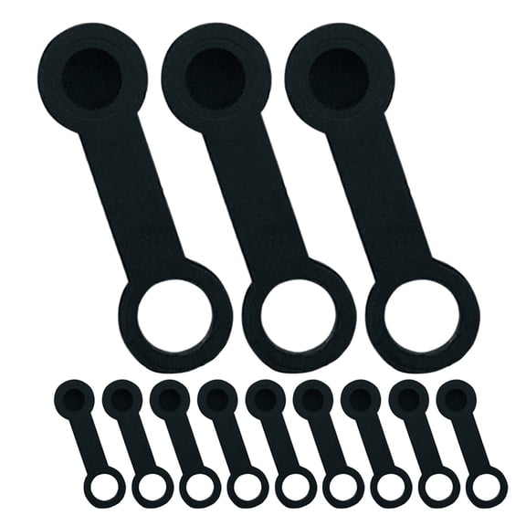 HONMEET 25Pcs Motorcycle and Bicycle Brake Bleeder Rubber Caps for Vacuum Line and Fluid Fitting Kit