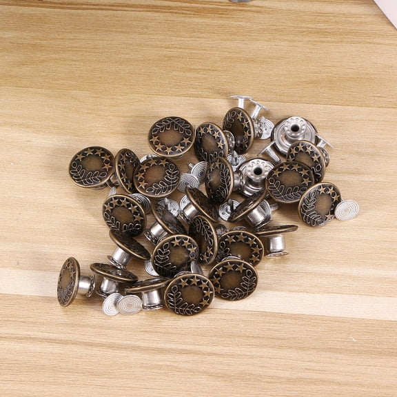 HONMEET 25Pcs Spring Buckle Fittings Metal Snap Buttons Durable for Sewing Tote Bags Jackets