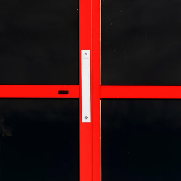 HONMEET Industrial Style 2Pcs Bar Door Handle for Cabinet with Screwings White