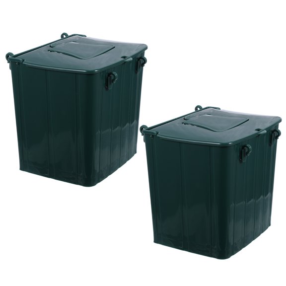 HONMEET 2Pcs Bird Cage Breeding Nest Boxes Olive Green with Observation Window for Egg Hatching