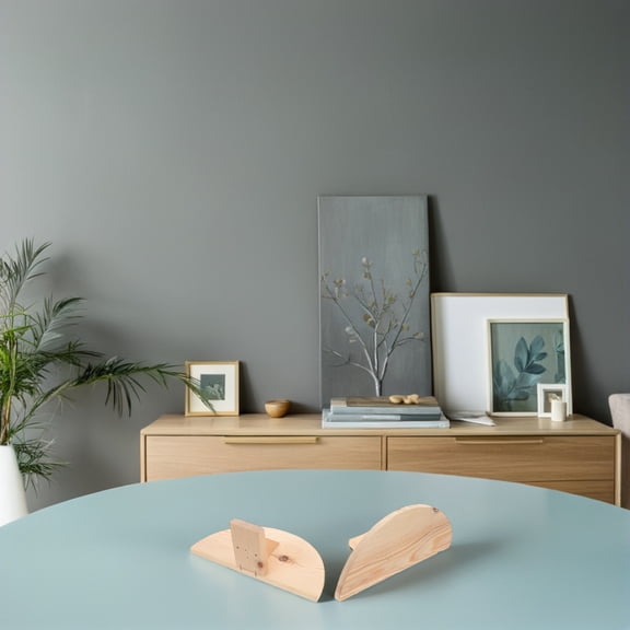 HONMEET Set of 2 Bird Perches for Cage, Elegant Light Yellow Wooden Stands for Bird Supplies