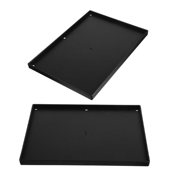 HONMEET 2-Pack Portable Projector Stand Tray Black Plastic for Tripod Laptop Tablet Holder Accessory