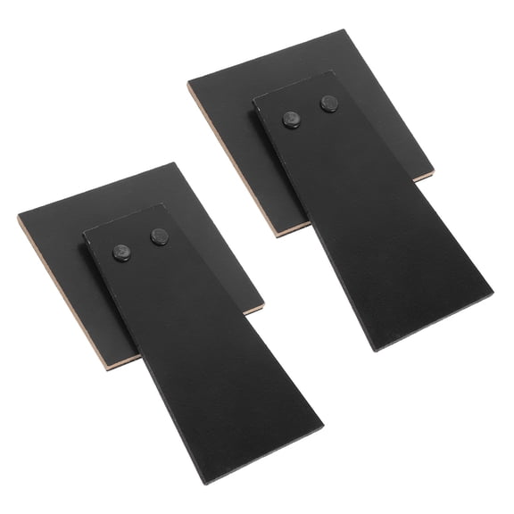 HONMEET 2Pcs Black Self Adhesive Easel Backs for Picture Frames Sturdy Desktop Display Support