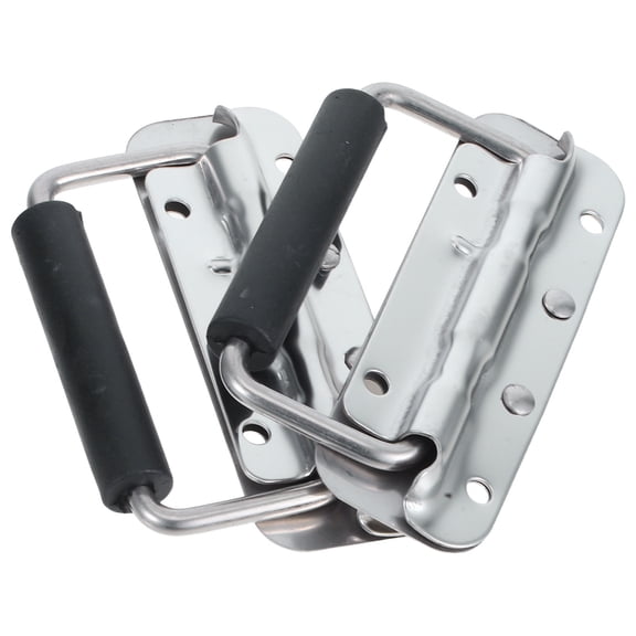 HONMEET 2-Pack Spring Loaded Chest Handles Heavy Duty Stainless Steel 304 Replacement Hardware