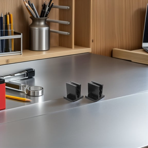 HONMEET 2Pcs Compact Wireless Microphone Clip Lightweight Lapel Mic Holder with Strong Adhesive for Tent