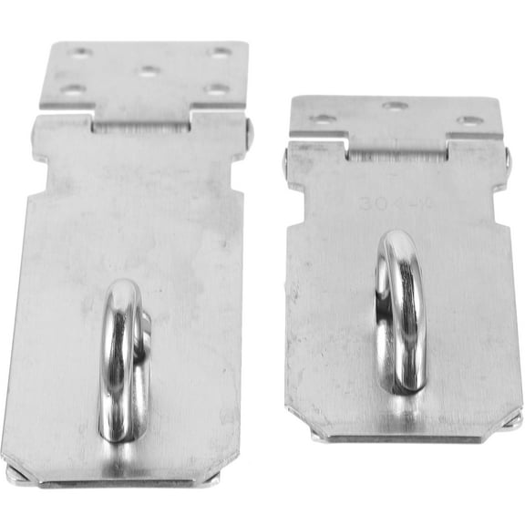 HONMEET Heavy Duty Stainless Steel Hasp Latch, Finish, Multi-Purpose Security Lock, 2 Pieces