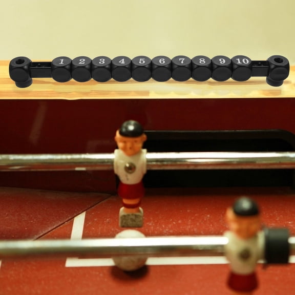 HONMEET 2Pcs Durable Black Plastic Football Scoring Counters Easy to Install Score Keepers for Sports Games