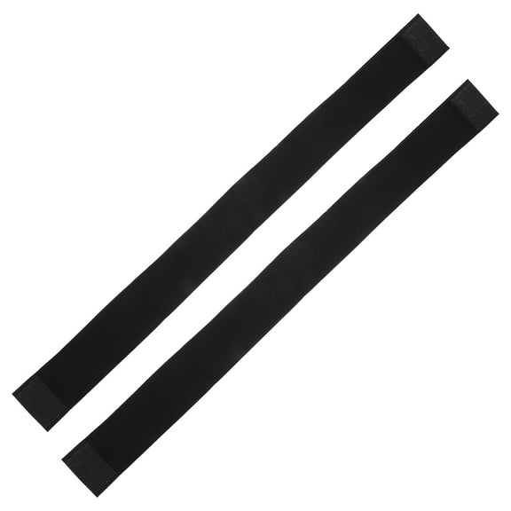 HONMEET 2Pcs Car Trunk Interior Strap Black Nylon Elastic Belt for Extinguisher Fixing