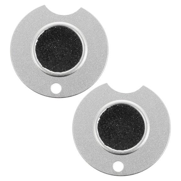 HONMEET 2Pcs Ergonomic Aluminum Cue Tip Sander Tool for Smoothening Billiard Cue Sticks