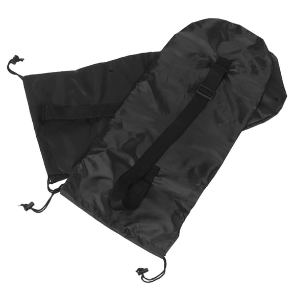 HONMEET 2-Pack Foldable Skateboard Backpack with for Outdoor Skate Gear, Black Carry Bag