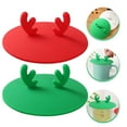 thumbnail image 1 of HONMEET Silicone Mug Lids Set of 2, Sealing Covers for Household Mugs, Practical and Reusable Kitchen Accessories, 1 of 8