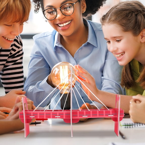 HONMEET 2Pcs Handmade Bridge Assembly Kit for Science Experiment and Creative DIY Model Building