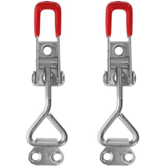 HONMEET 2Pcs Heavy Duty Self Lock Toggle Clamps Stainless Steel Drawer Front Installation