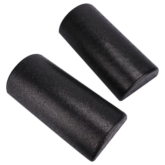 HONMEET 2Pcs High Density Black Yoga Column for Postural Alignment and Muscle Therapy