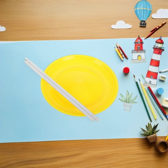 HONMEET Circus Juggling Plates Lightweight Training Tool for Party 2Pcs