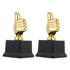HONMEET 2Pcs Kids Plastic Trophy Trophy for Family Gatherings Practical Design