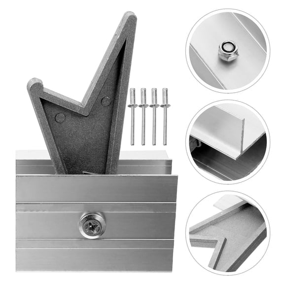 HONMEET Metal Ladder Rung Locks 2 Pieces Easy to Assemble Replacement Parts for Home Ladder Safety